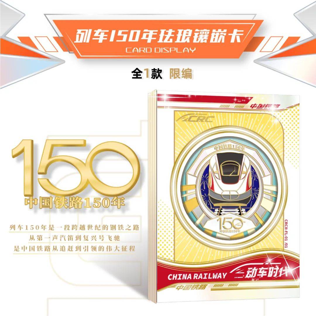 动车时代限量珍藏卡火车迷的宝藏卡牌！pg电子模拟器新品上市｜中国铁路-(图2)